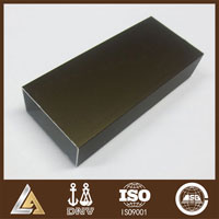 sand blasting anodized bronze matt