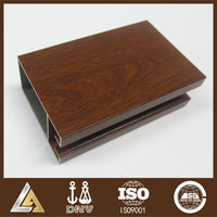 wood grain aluminum profile