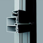150 series curtain wall with hidden frames (110 wide)