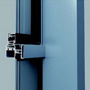 160,180 series curtain wall with exposed and hidden frames (80 wide)