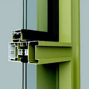 WM120 series heat insulating bridge-cut curtain wall with exposed frames (72 wide)