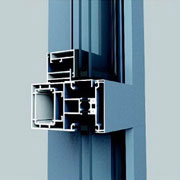 150 series curtain wall with hidden frames (110 wide)