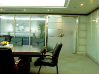 high partition tall obstruct doors