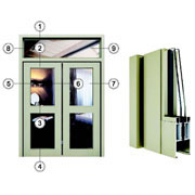 GR100 heat insulation stripping laces spring doors and windows
