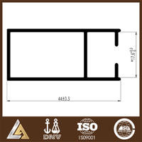 aluminum profile drawing