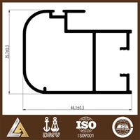 aluminum profile drawing