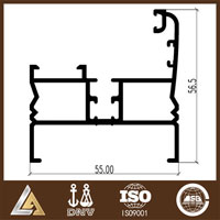 aluminum profile drawing