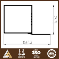 aluminum profile drawing