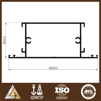 aluminum profile drawing