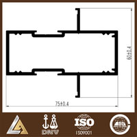 aluminum profile drawing